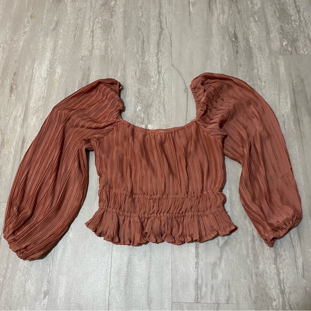 Dusty Pink Romantic Top